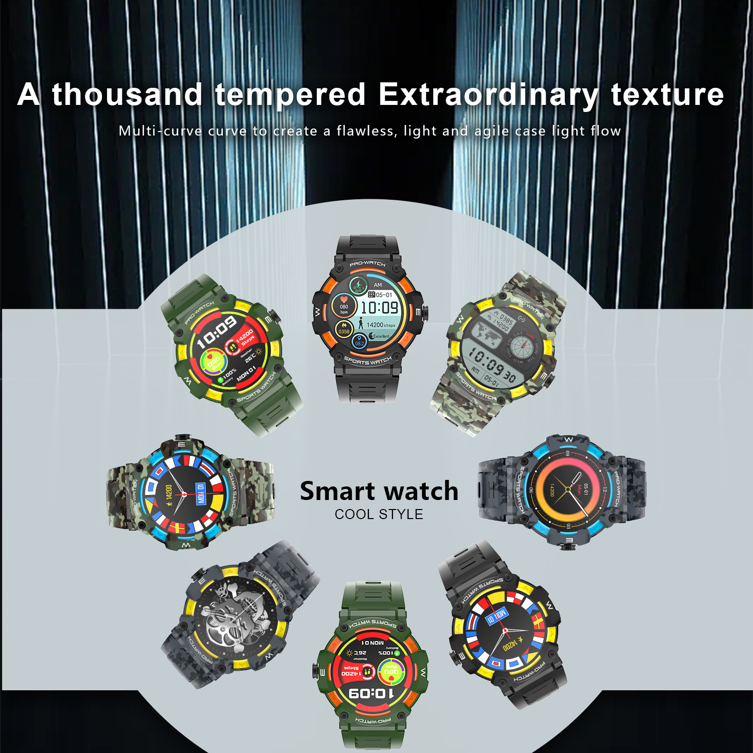 G206 Smartwatch 2,01 Zoll Bluetooth Talk Herzfrequenz Blut_voghion.com