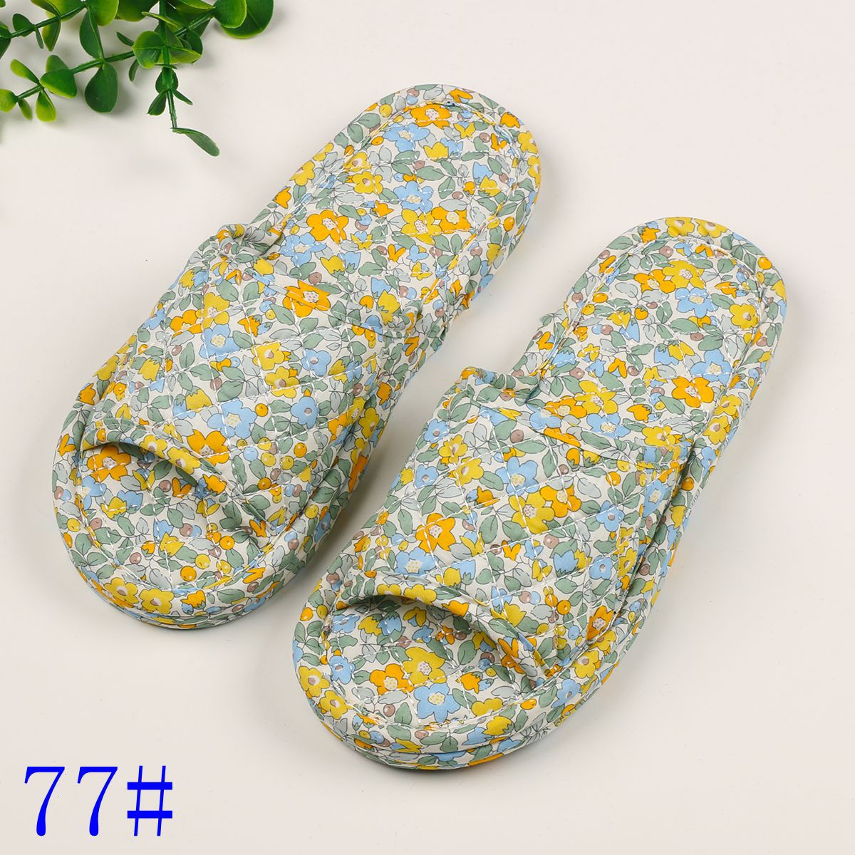 삼겹 꽃무늬 원단 여성용 77