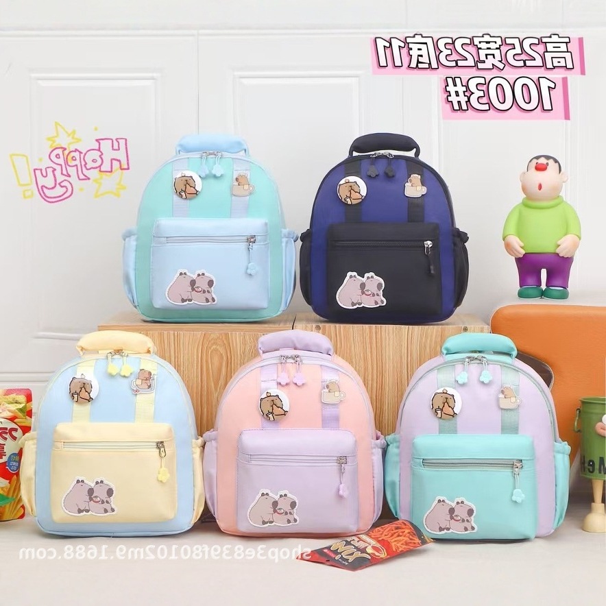 capacious cartoon school bag for early age