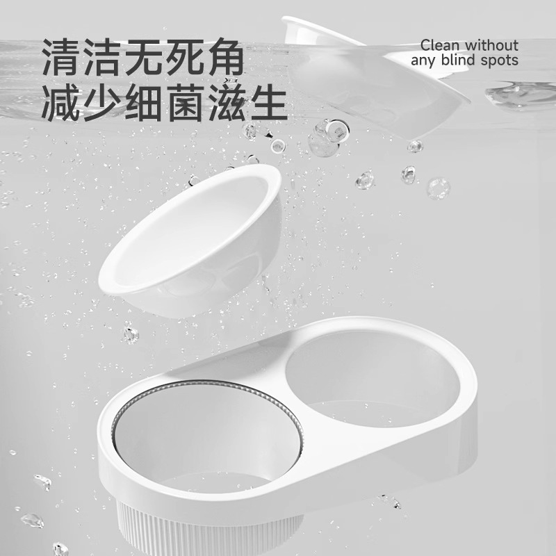 Tazón para gatos Tazón para comida para gatos Tazón doble de cerámica Tazón para perros Tazón de arroz para gatos Tazón de arroz para gatos Tazón de comida para gatos Tazón de agua para beber Tazón para mascotas