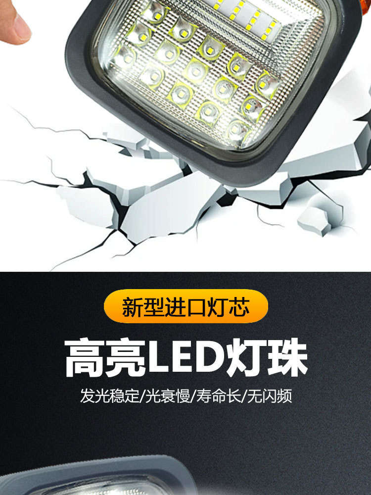 Forklift accessories front combination headlight headlight turn signal suitable for heli G series 12V 2 3 3.5T