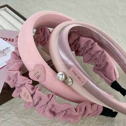 Love hairpin high skull headband  new women's style to wash face and press hair Internet celebrity wide-brimmed headband pink hair bundle