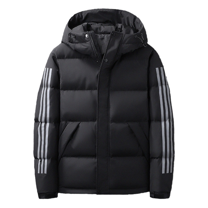 AliExpress Comercio exterior Otoño e Invierno de los hombres de algodón acolchado casual de algodón acolchado chaqueta de los hombres abajo Chaqueta de algodón acolchado chaqueta con capucha abajo chaqueta de los hombres