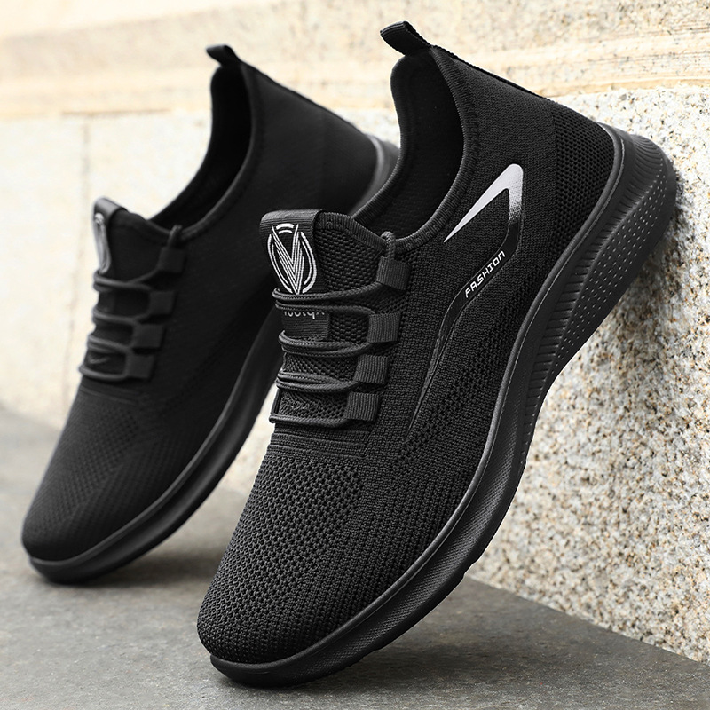 Zapatos de hombre zapatos casuales grandes transfronterizos zapatos ligeros con suela suave zapatos de malla cómodos zapatos deportivos