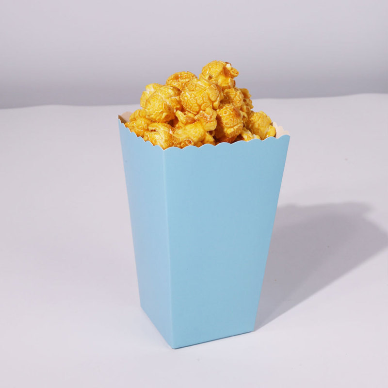 工場卸売ポップコーンボックスフライドポテトボックスキャンディボックス映画館ショッピングモールクロスボーダー黒と白のポップコーンボックスに適しています|undefined
