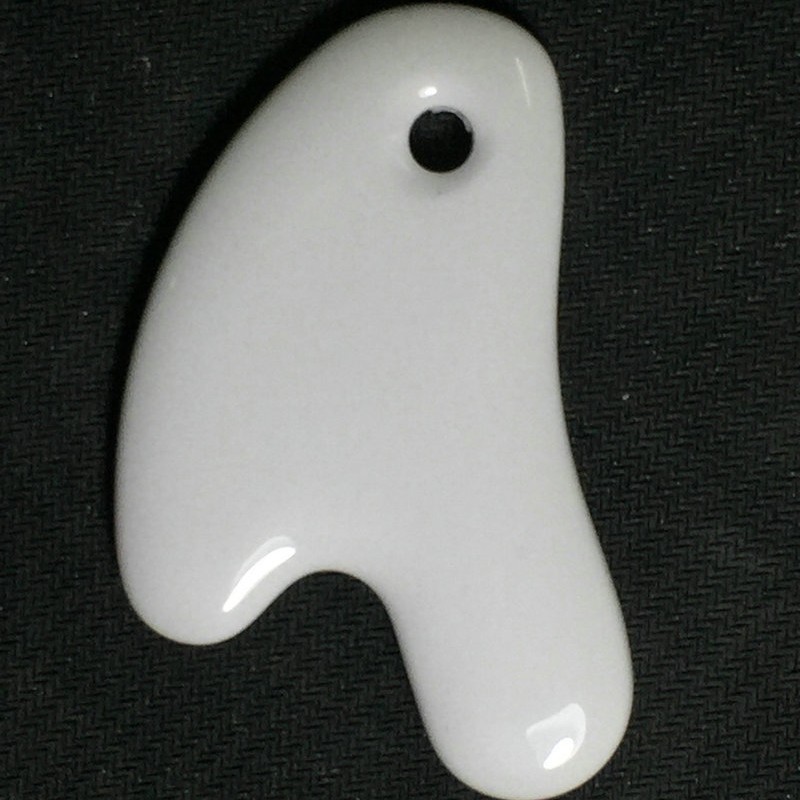 托玛琳赭石刮痧片 陶瓷刮痧板 装饰滑石瓷高频绝缘陶瓷