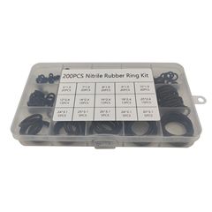 Direct supply of 200pcs seal standard parts nitrile rubber seal rubber seal ring combination cross-border supply