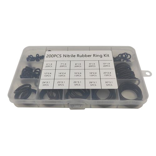 Direct supply of 200pcs seal standard parts nitrile rubber seal rubber seal ring combination cross-border supply