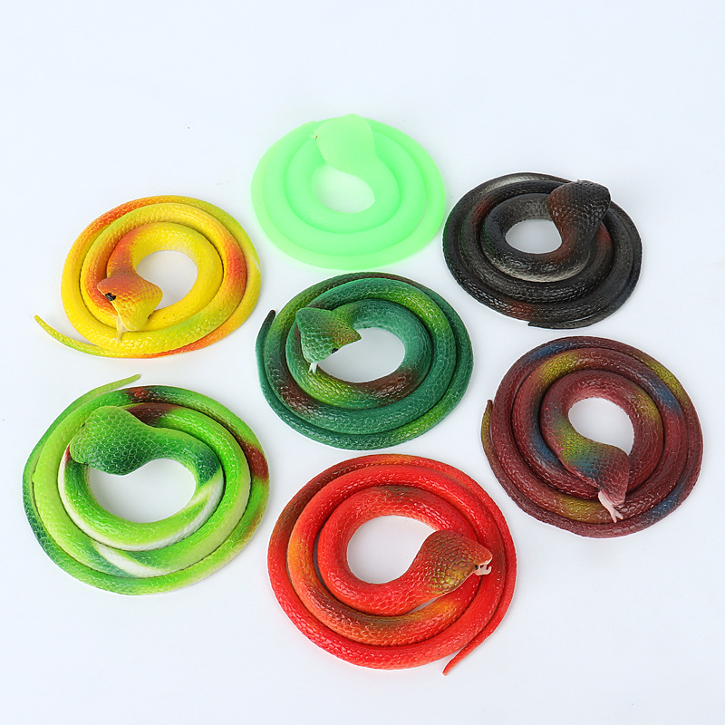 Soft Rubber Snake Toy Cobra Fake Snake Spider Scorpion Toy Prank Scary Toy