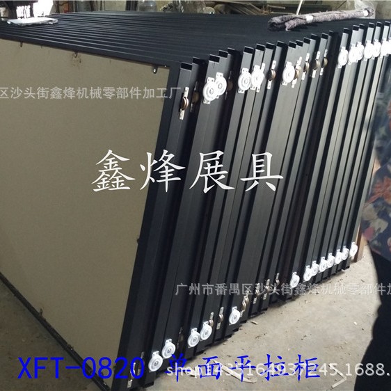 300 600砖平推柜展板 瓷砖架子 陶瓷地板砖展架  推拉板导轨轮子