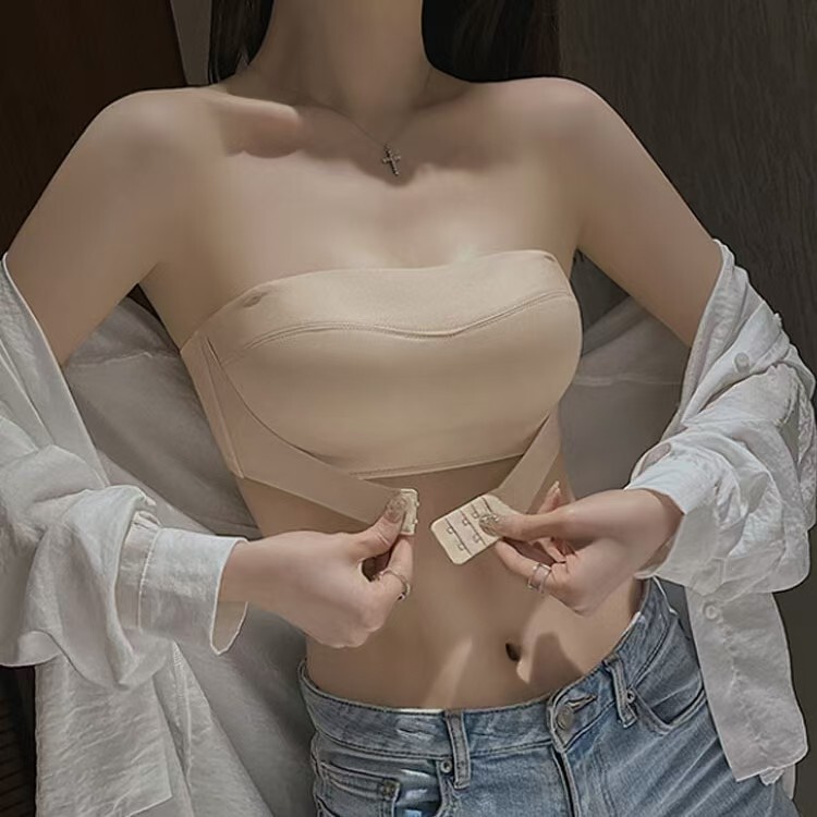 Original Patented Design Strapless Bra for Women, Non-Slip, Push-Up, Small Chest Wrap, Summer Backless Invisible Bra