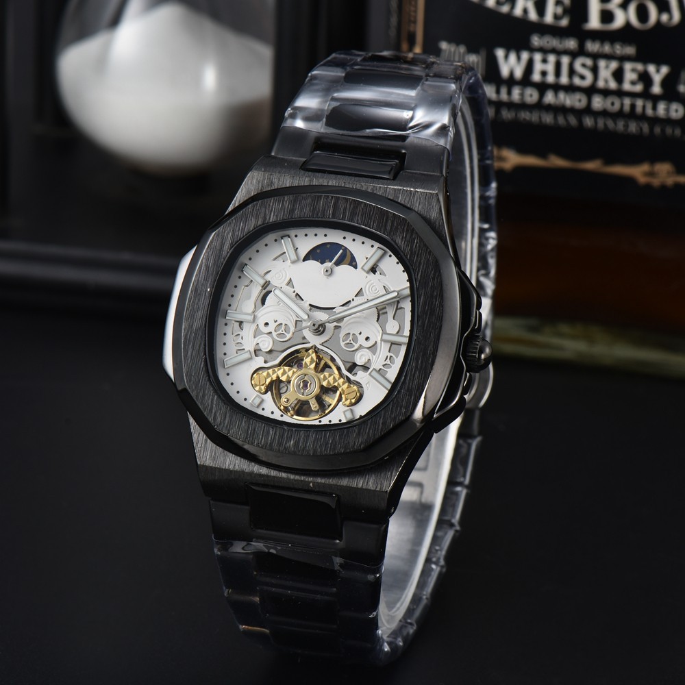 Cross-Border E-Commerce Hot-Selling Full-Function Large Flywheel Nautilus High-End Mechanical Men's Watch_voghion.com