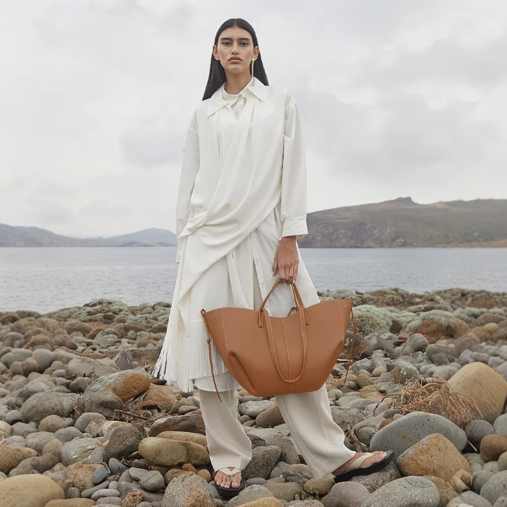 Borsa a secchiello Wings, nuova borsa tote da donna, borsa in pelle di mucca_voghion.com
