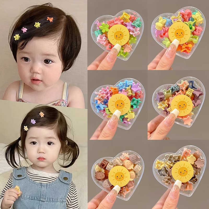 Flores de color para niños pequeños clips de agarre niñas lindas pinzas de cabello para bebés pinzas de cabello para bebés toque de cabello