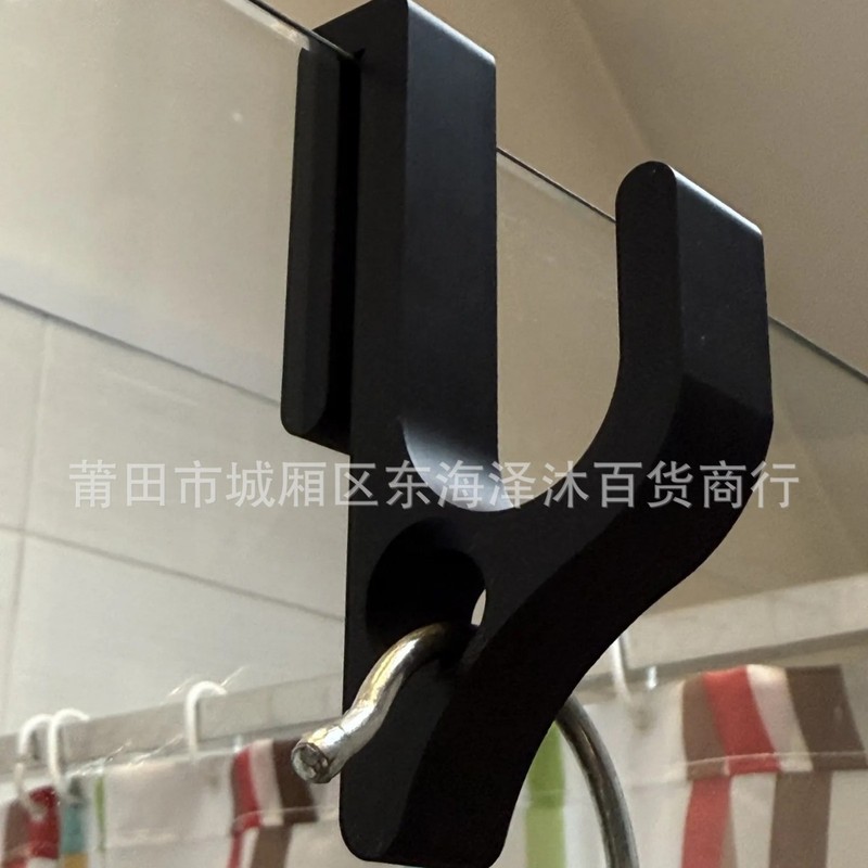 跨境新款Shower hook for 8 mm thick wall glass淋浴挂钩|undefined
