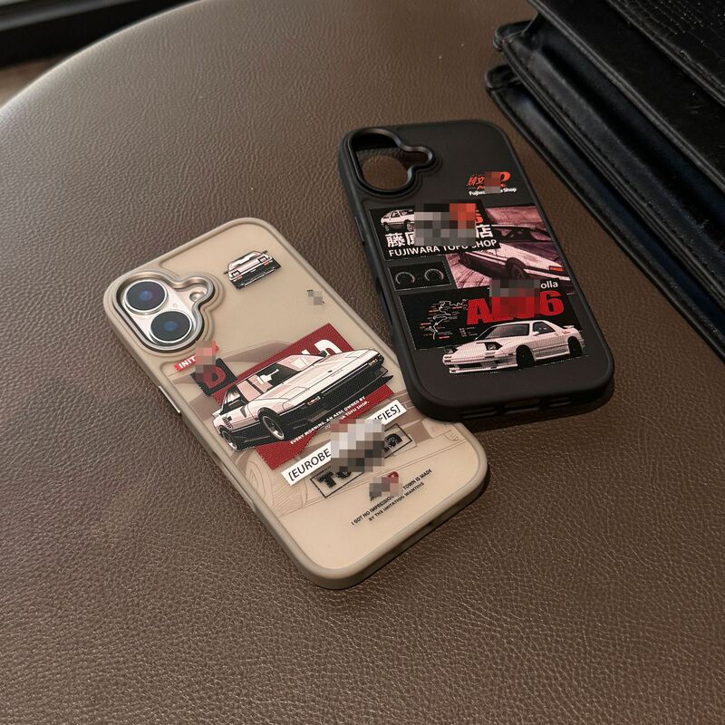 Tofu Shop Small Car Logo 13 Suitable for iPhone 17 Promax Phone Case Apple 15 Hard 14 Protective Cover Embossed for Men