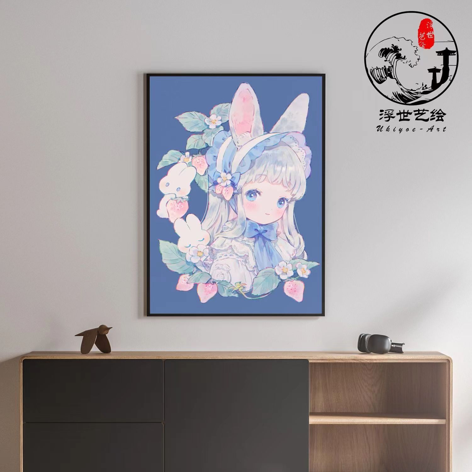 DIY pintura al óleo digital para colorear pintura linda chica corazón secundaria japonesa dibujos animados ins graffiti hecho a mano