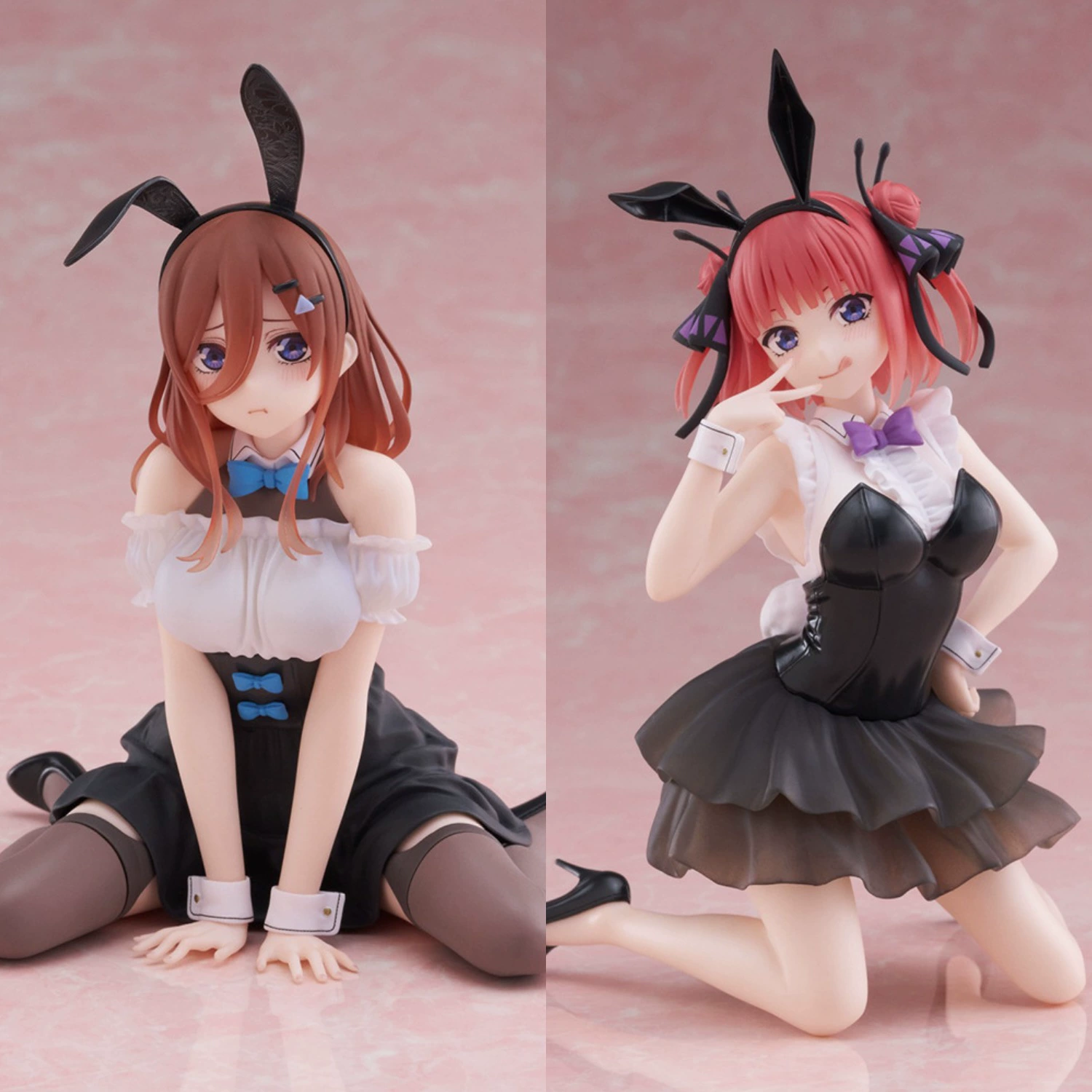 Пятиконечный цветок невесты, кролик, девушка, на коленях, Накано Нино Санджуро, фигурка, модель, милая красивая девушка, украшение для рабочего стола