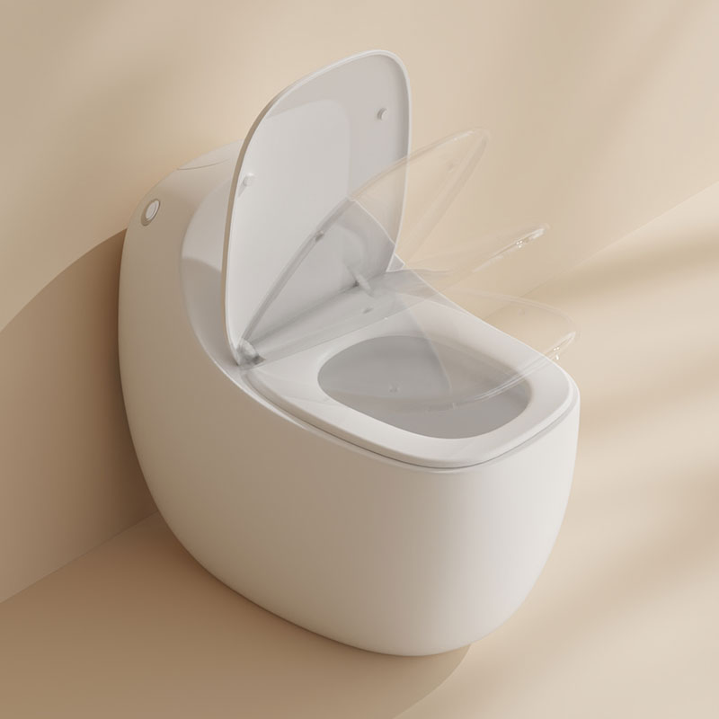 Inodoro ordinario con descarga doméstica, inodoro redondo de huevo, inodoro, decoración de casa de familia, proyecto de hotel, venta al por mayor transfronteriza
