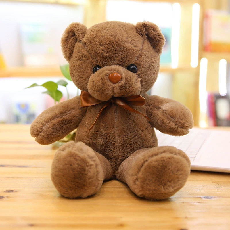 Muñeca de oso de agarre de 8 pulgadas, lanzamiento de boda, muñeca de peluche de oso de diez colores, muñeca de peluche de regalo
