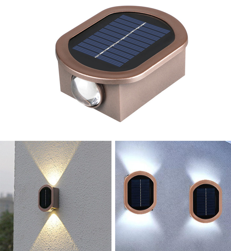 청동 타원형 벽 램프