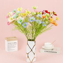 黑种草5头 轻奢仿真花摆件感创意客厅插花艺现代电视柜餐桌装饰品