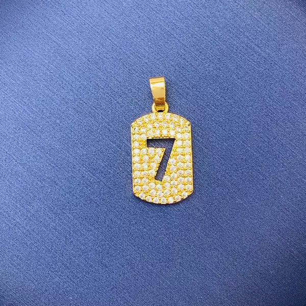 【016】 Lucky 7 card*golden color