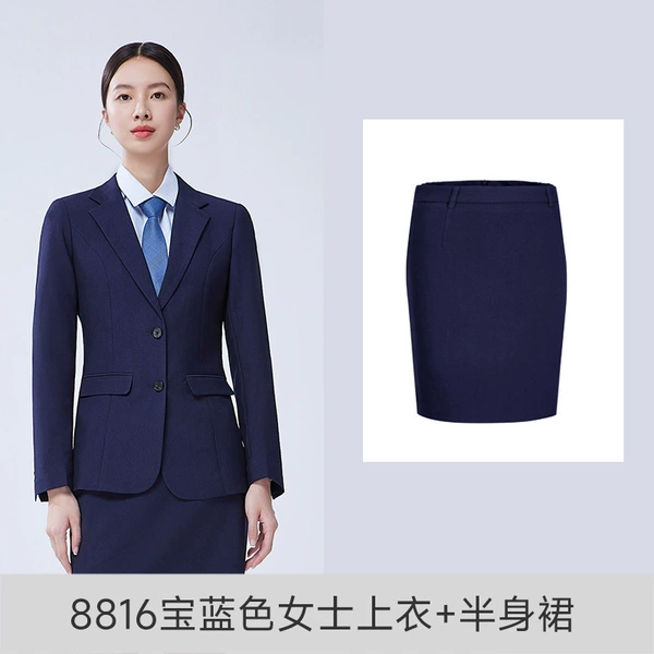 Blue classic suit jacket