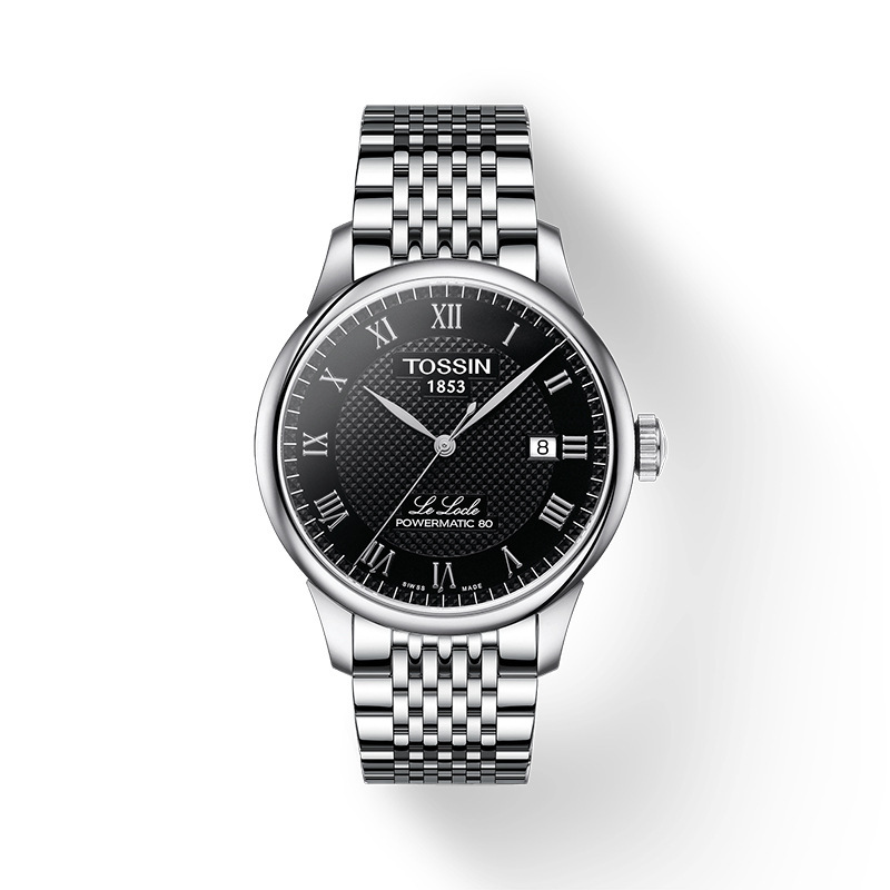 Tianjia Swiss Le Locle Tiktok Live Streaming Hot-Selling Fully Automatic Watch with Steel Band for Men, Luminous Waterproof Wristwatch Supply Source