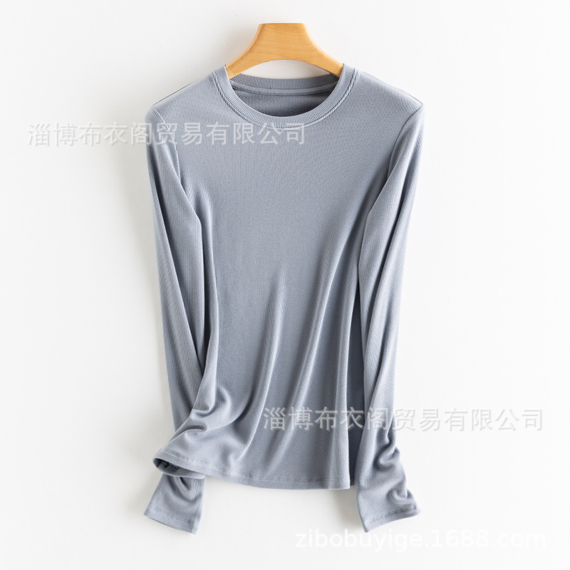 스모크블루[라운드넥]