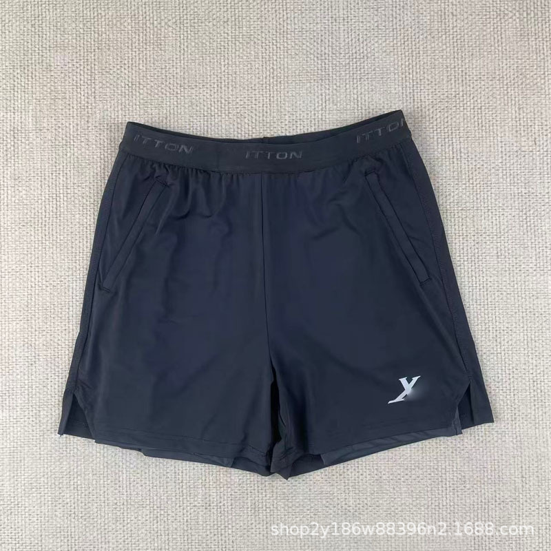 2026 Summer New Style Reflective Letter Print Running Sports Double-Layer Breathable Quick-Drying Trendy Shorts 2026 Summer New Style Reflective Letter Print Running Sports Double-Layer Breathable Quick-Drying Trendy Shorts