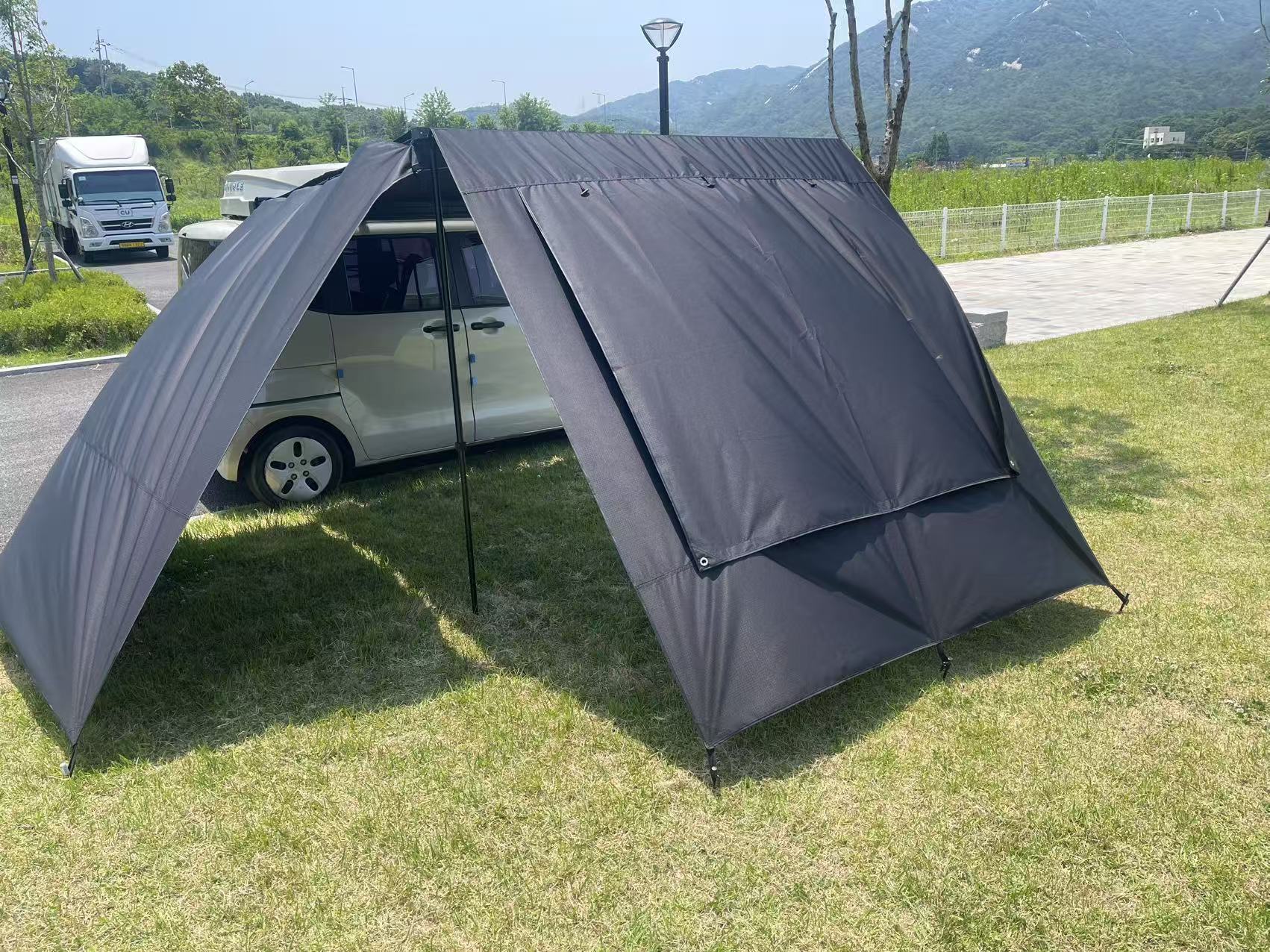 Car Side Tent, Suv Roof Side Tent, Vehicle-Mounted Outdoor Car Side Canopy, Sunshade, Car Side Canopy Tent