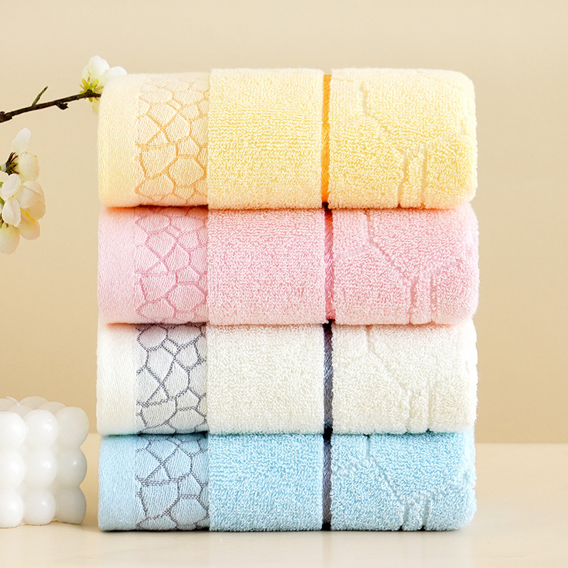 Factory wholesale adult thick solid color cotton bath towel baby absorbent soft hotel gift towel