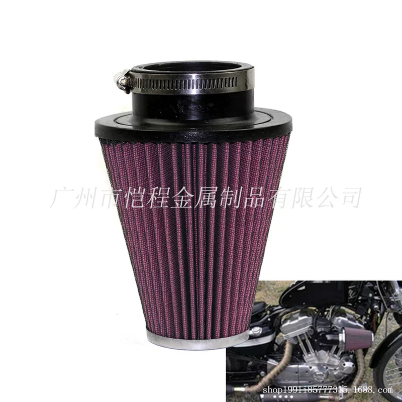 Подходит для модификации Harley Motorcycle Highway Global Scropping Scrolls Winter Mushroom head High-flow air filter элемент