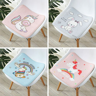Children's Baby Pupil Cushion Dining Chair Cushion Kindergarten Classroom Small Chair Stool Seat Cushion Non-slip Ass Cushion