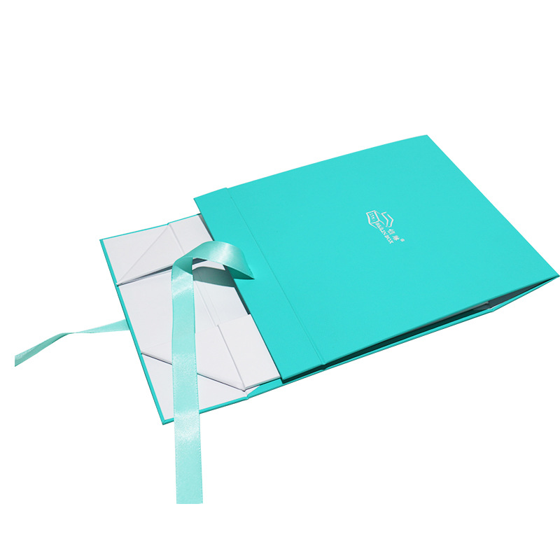 Fábrica de comercio exterior de una sola pieza traje plegable camisa caja vacía cinta magnética logotipo imprimible caja de regalo image 6