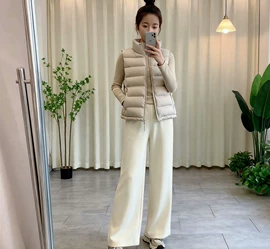 棉衣;棉服背心;女式马甲