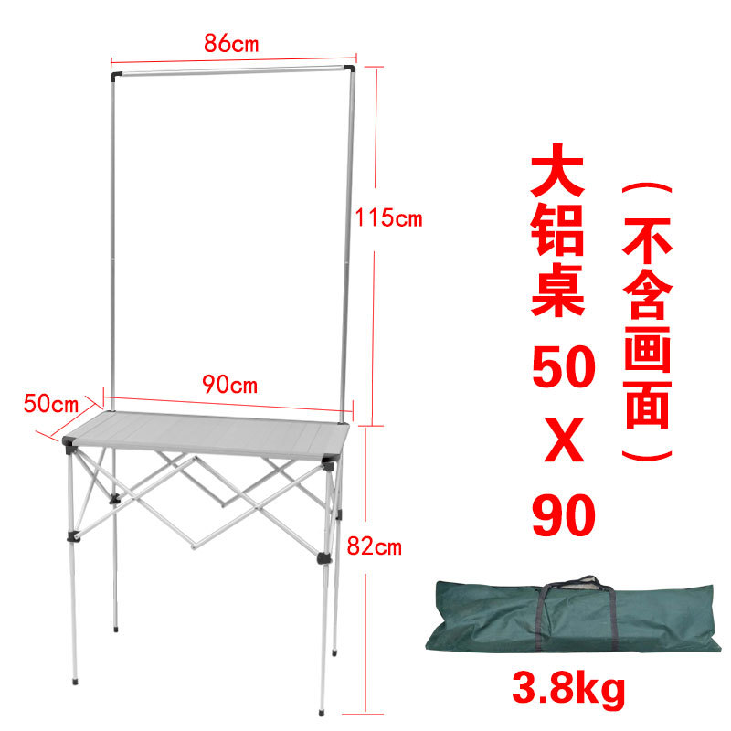 Mesa de aluminio grande de lujo