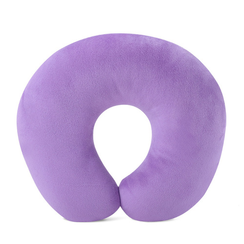 Practical multifunctional crystal U-shaped pillow, simple style business home office shoulder and neck protection pillow aircraft neck pillow