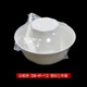 White rice husk [bowl + cup + spoon] plastic three-piece set