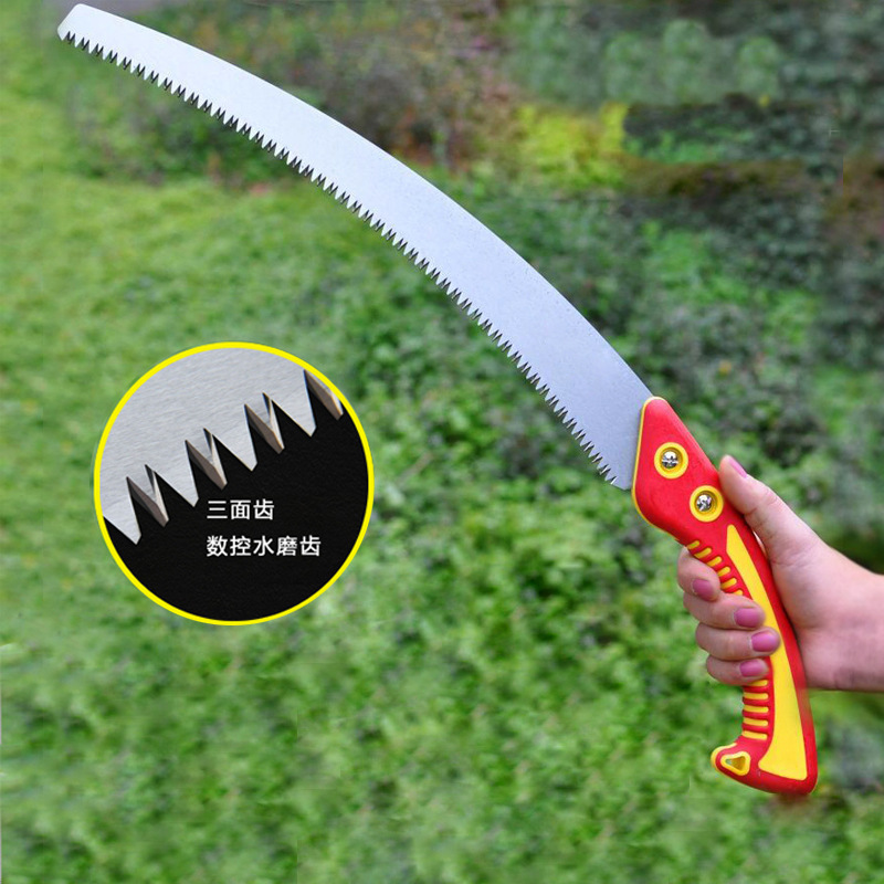 35cm加长弯锯快速家用圆林杀树大锯果树修枝特大据