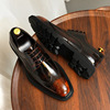 Casual footwear for leather shoes English style, classic suit, genuine leather