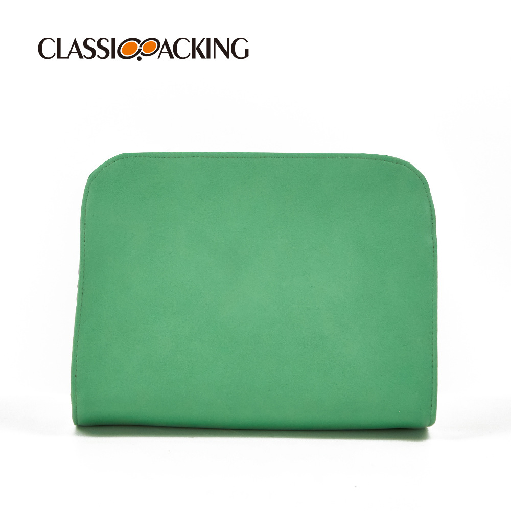 Bolsa de lavado de color sólido simple bolsa de almacenamiento de cosméticos de gran capacidad bolsa de cosméticos plegable multifuncional con logotipo impreso