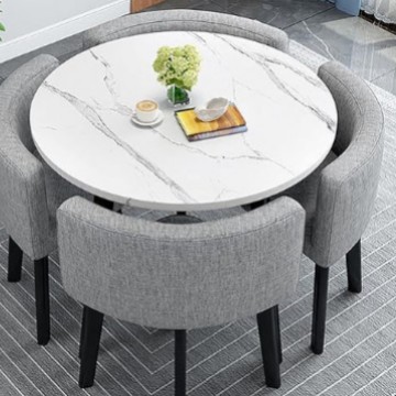Mesa de comedor disponible para uso doméstico, apartamento pequeño, mesa de comedor, tienda, mesa de negociación, mesa y silla, mesa redonda de recepción