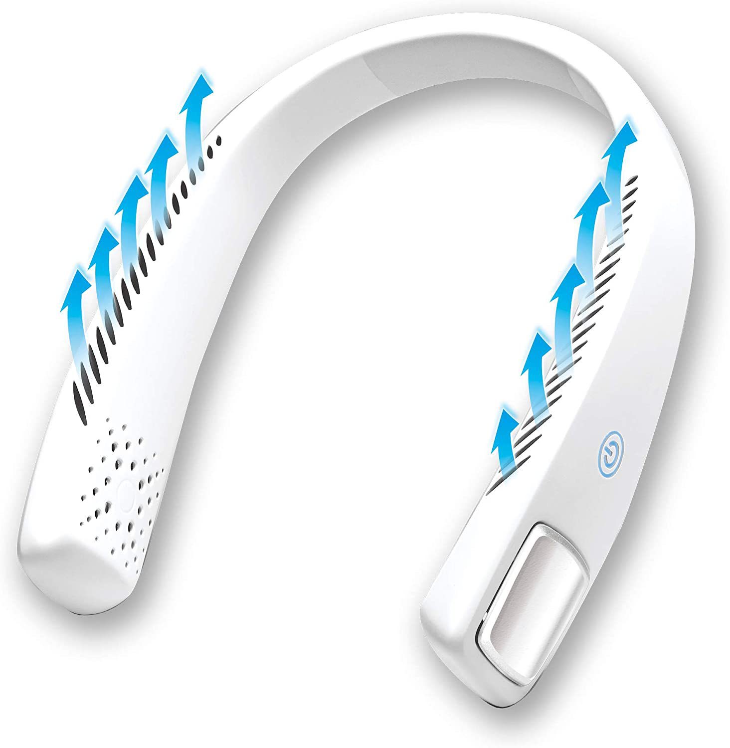 Portable Bladeless Neck Fan Hands Free Usb Rechargeable Cooling_voghion.com