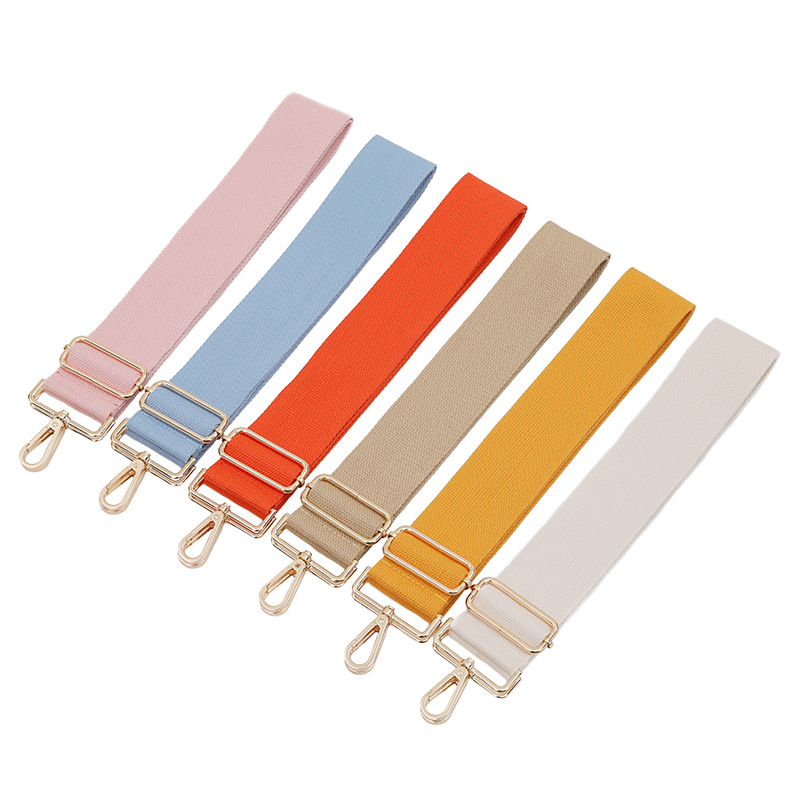 Polyester Solid Color Bag Strap display picture 7