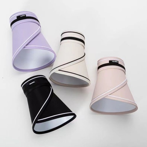 Summer sun hat, foldable strapless hat, fashionable and versatile, wide brim candy color sunshade hat, outdoor sun hat