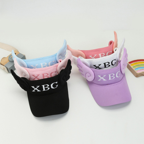 Children's empty top hat summer girls sun protection sun hat middle children Korean version UV sun hat cute baby hat wholesale