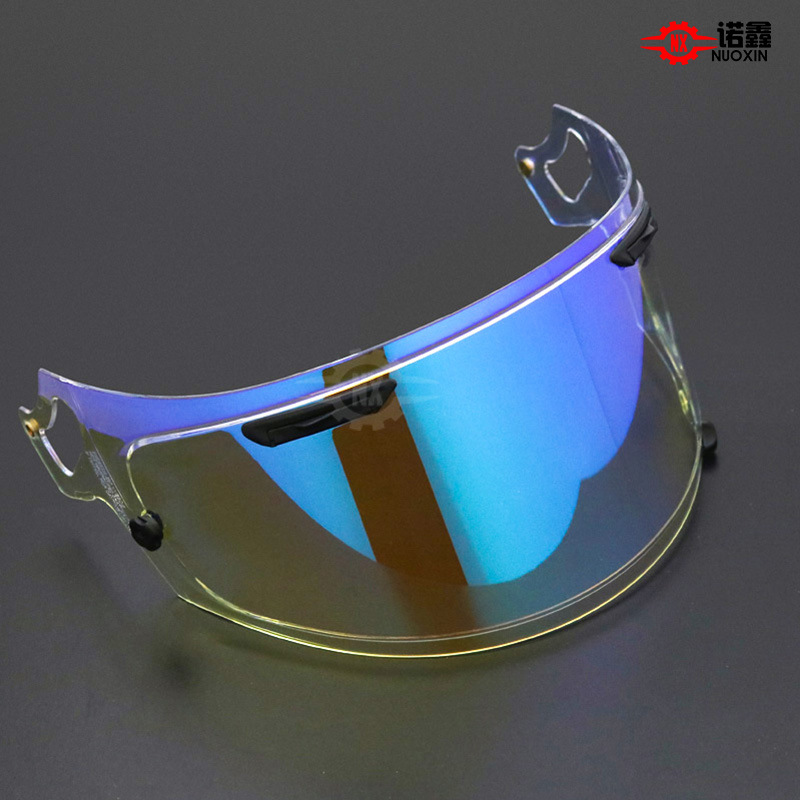 Lente antivaho fotocromática para casco ARAI RX7X/XD/NE0/VX/GX — apta para día y noche, película plana de competición