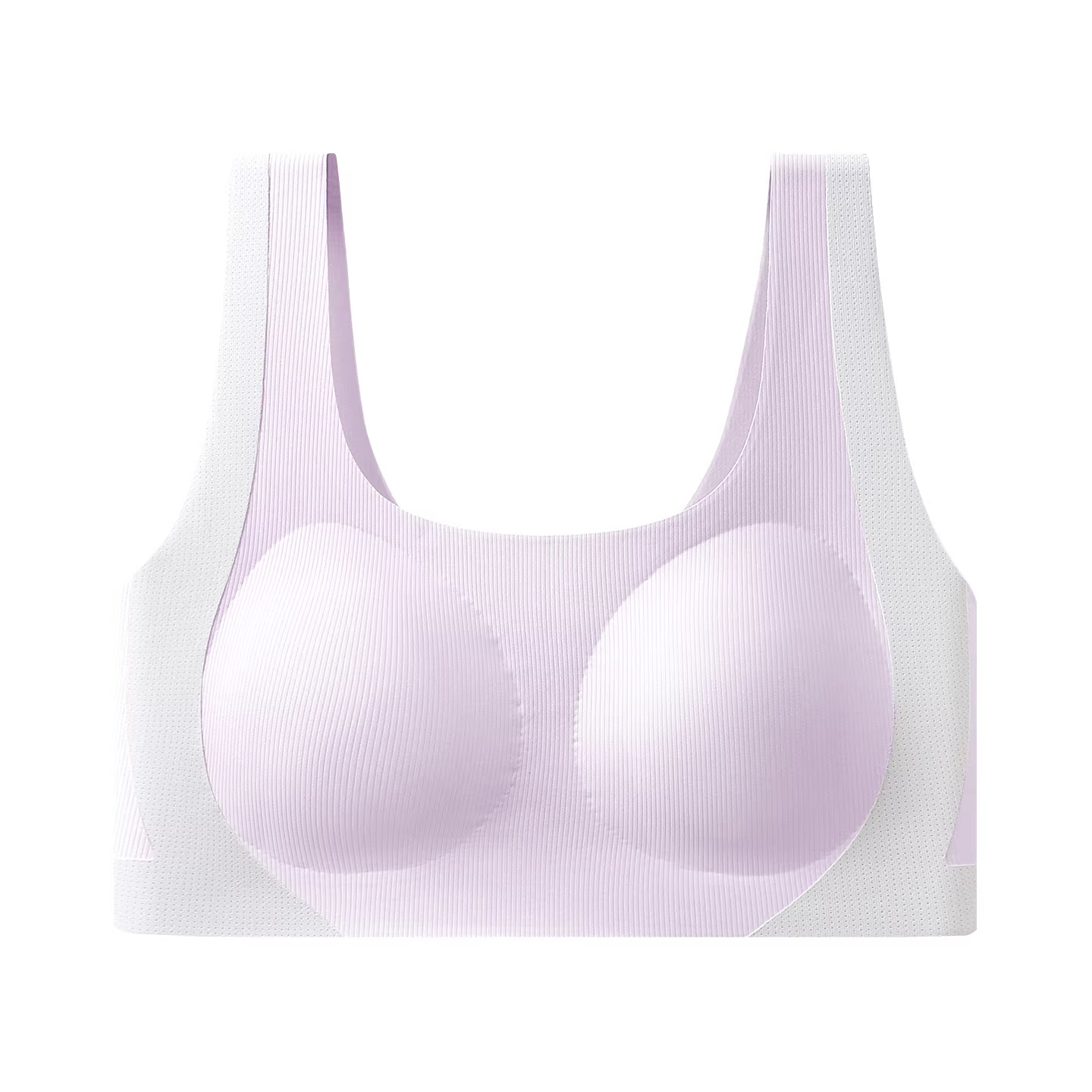 Light Purple [Comfortable, traceless, shockproof for sports]